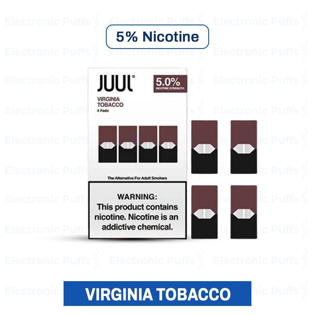 Juul Virginia Tobacco Pods 5% - 4PK