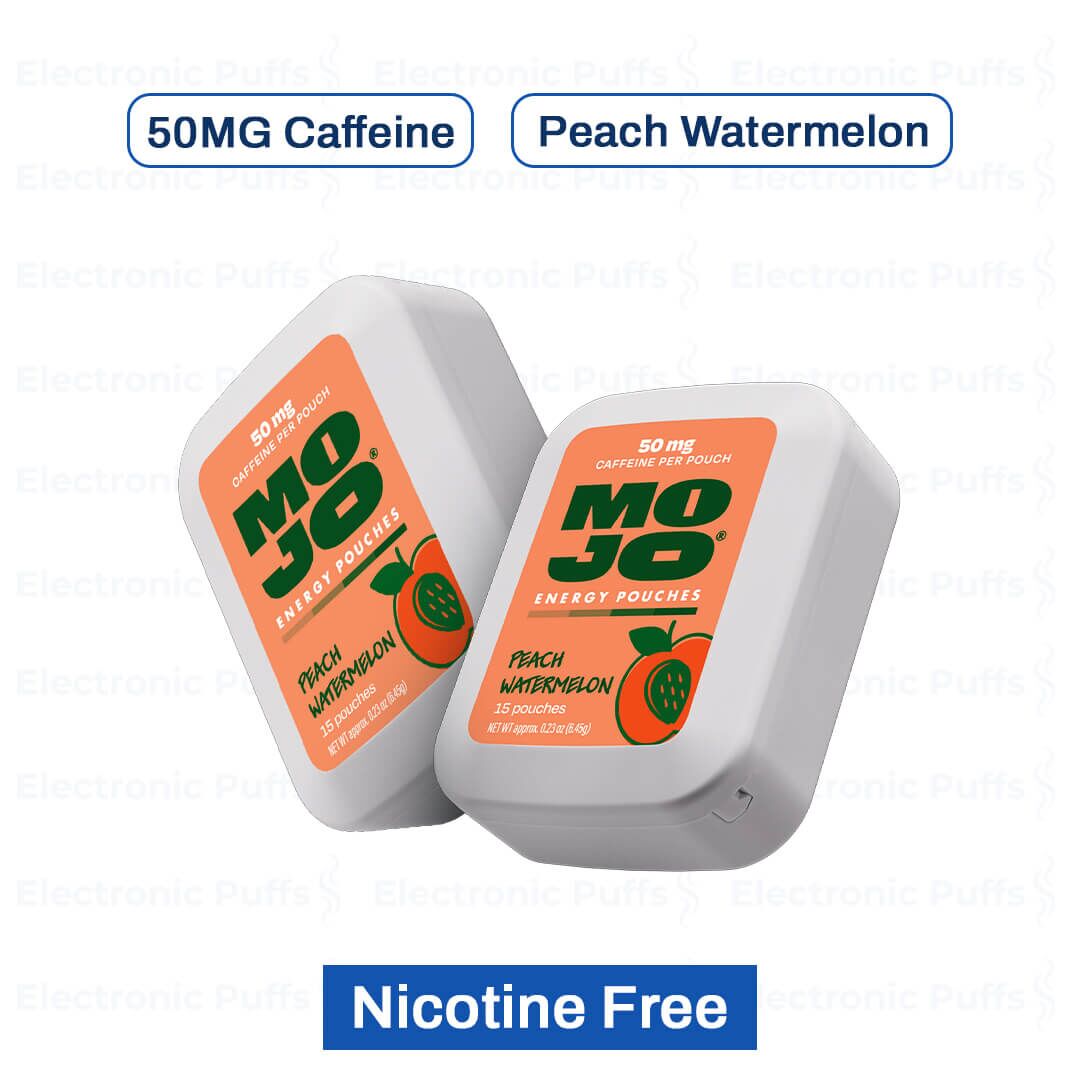 Mojo Caffeine Energy Pouches – Peach Watermelon
