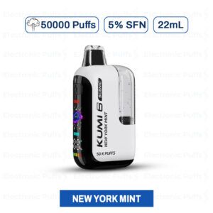Kumi Scenic 50000 Puffs New York Mint Disposable Vape – 5PK