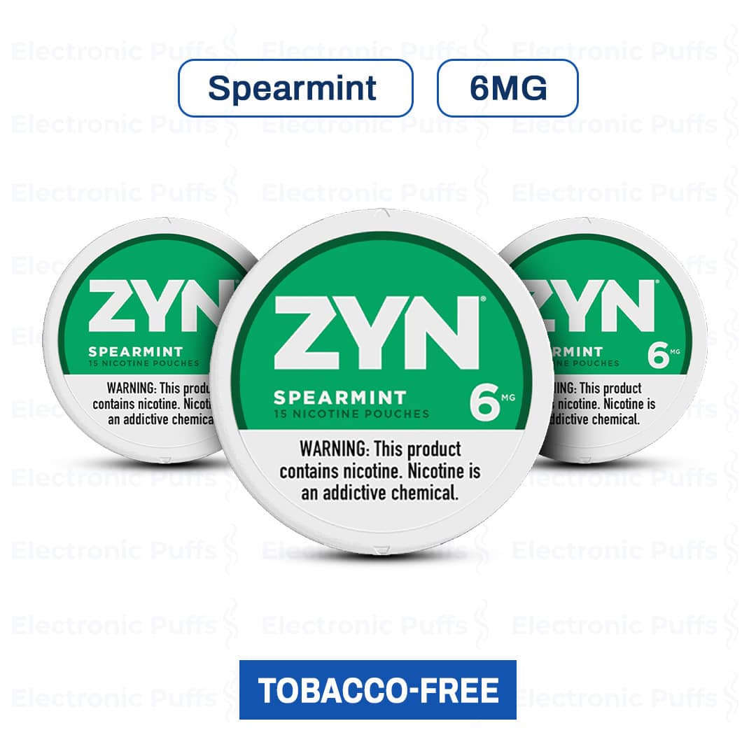 ZYN Spearmint 6MG - 5 Can Roll