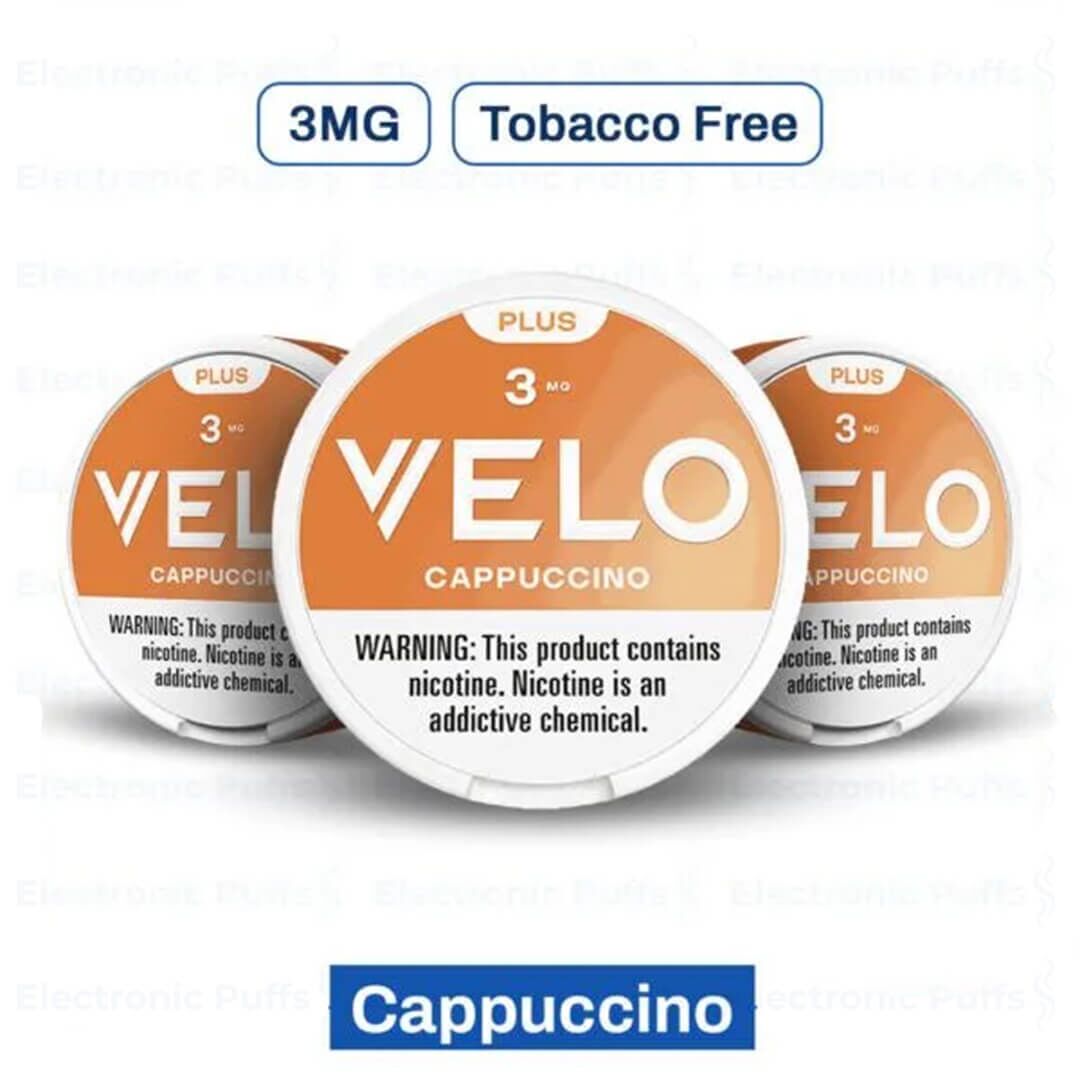Velo Plus Cappuccino 3MG Nicotine Pouches