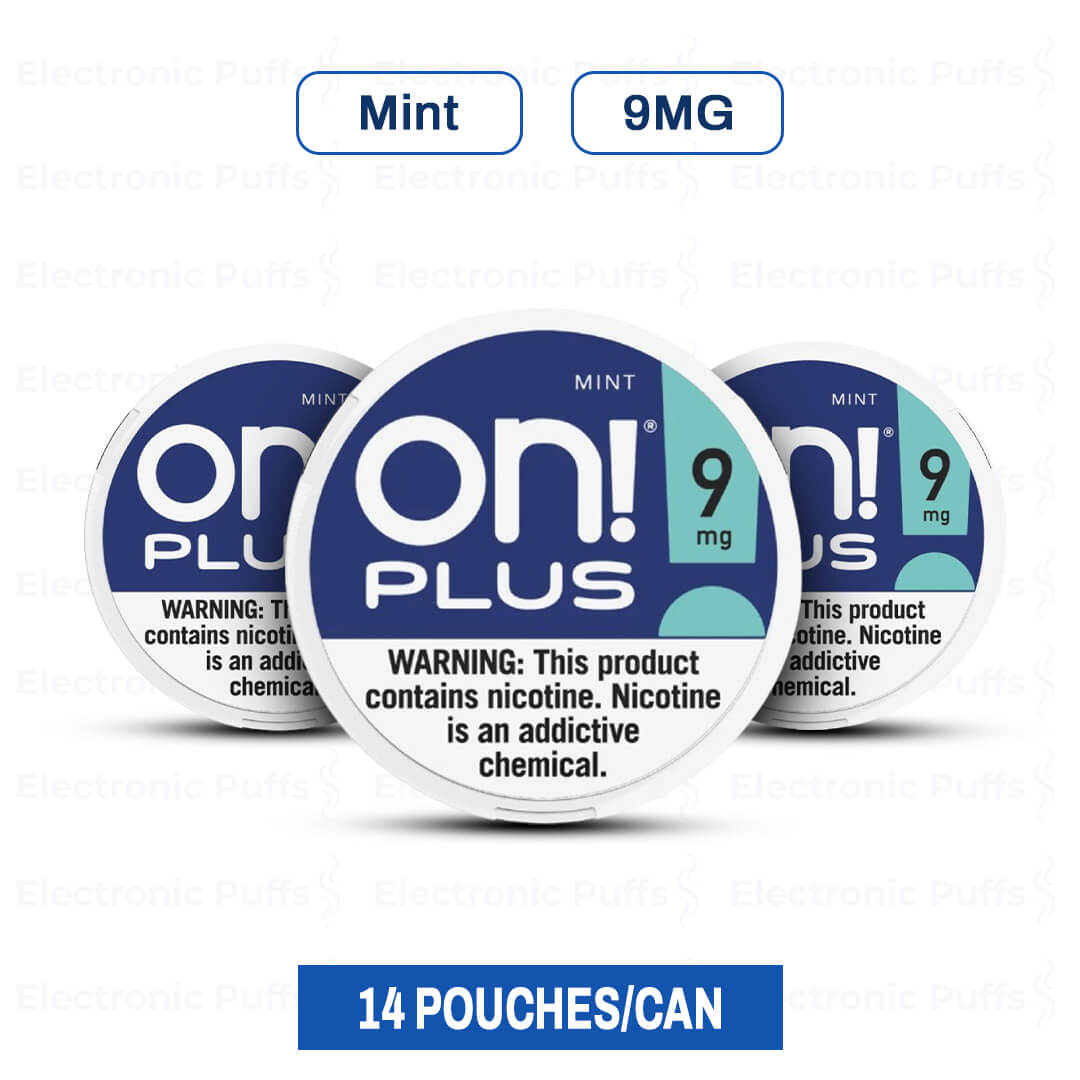 ON! Plus Mint 9MG Nicotine Pouches