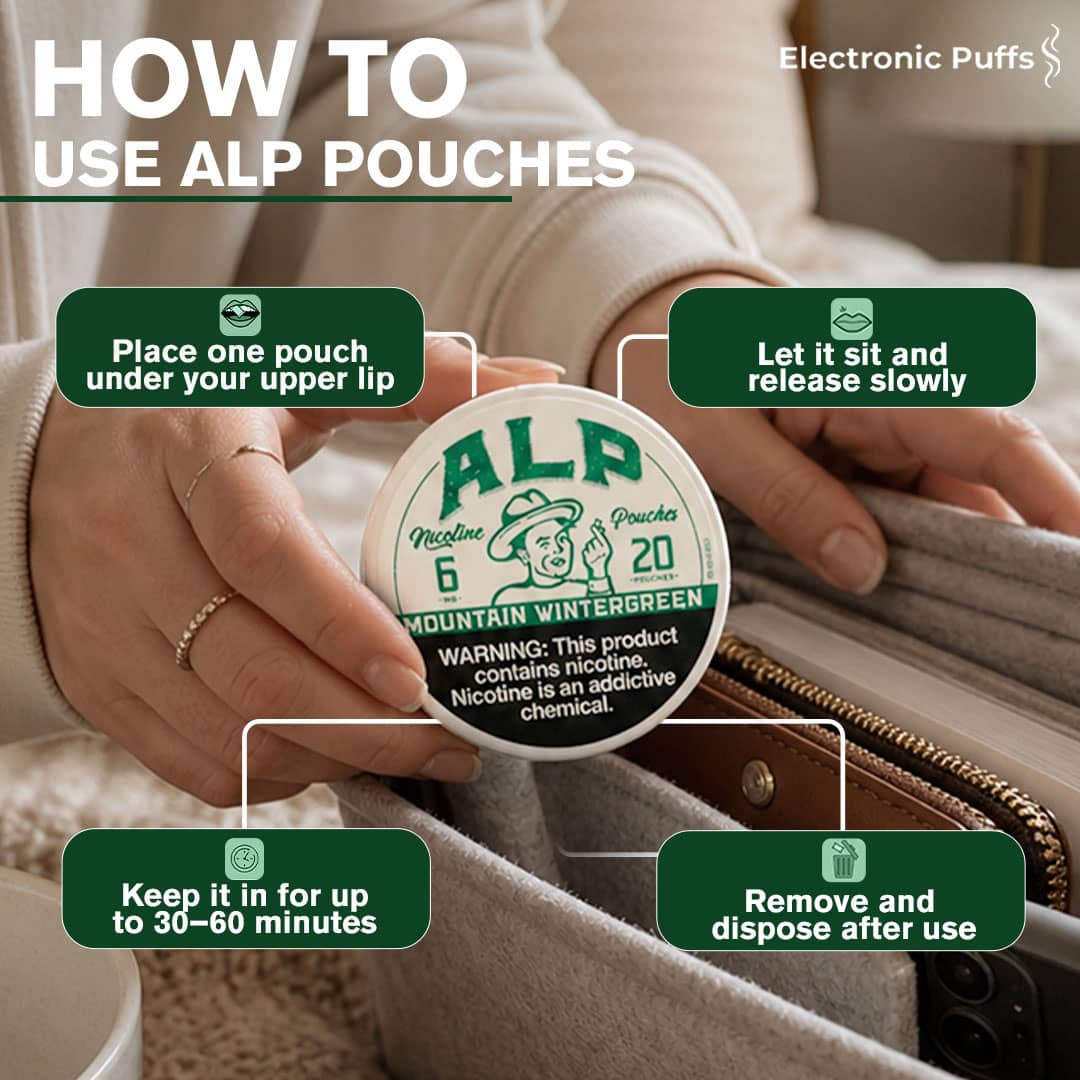 ALP Mountain Wintergreen 6MG Nicotine Pouches – 5 Can Roll