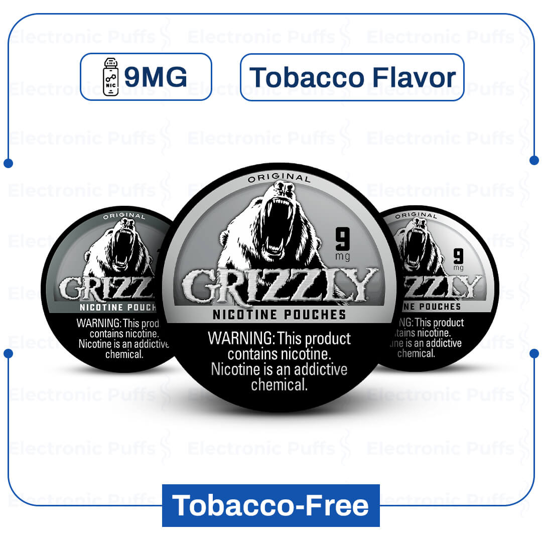 Grizzly Original 9 mg Nicotine Pouch