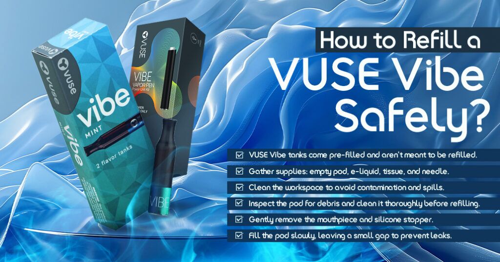 How to refill a vise vibe safely
