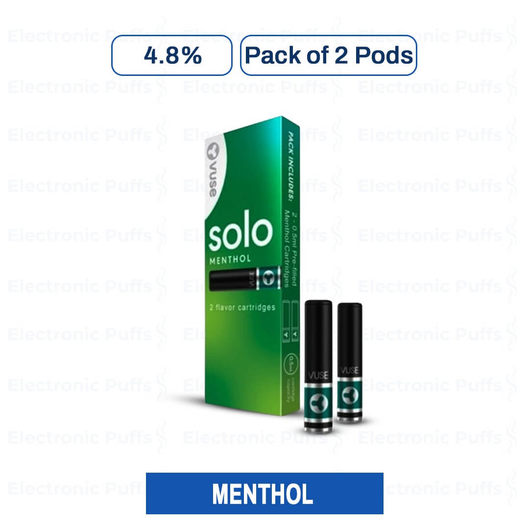 Vuse Solo Menthol Cartridges – 2 PK