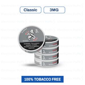 Nic Nac Classic 3MG Nicotine Pouches – 5 Can Roll