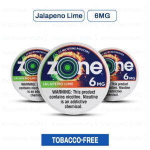 Zone Jalapeño 6MG Lime Nicotine Pouches - 5 Can Roll