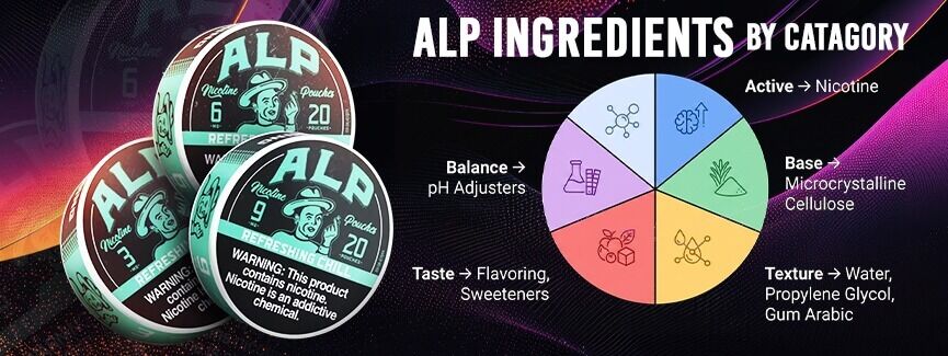 ALP Ingredients by category