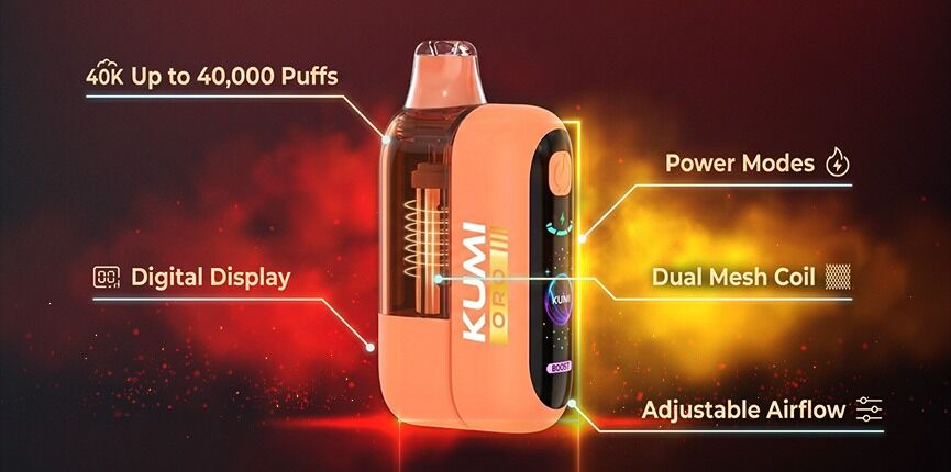Kumi ORO 40K Vape Review - Features