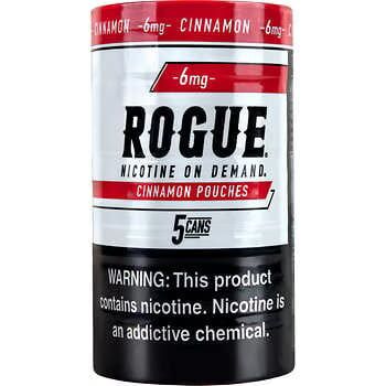 Rogue Cinnamon Nicotine Pouches – 5 Can Roll - Image 2