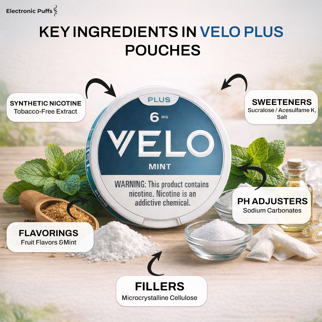 Velo Plus Mint 6MG Nicotine Pouches