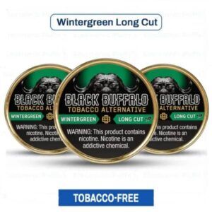 Black Buffalo Wintergreen Long Cut - 5 Can Roll