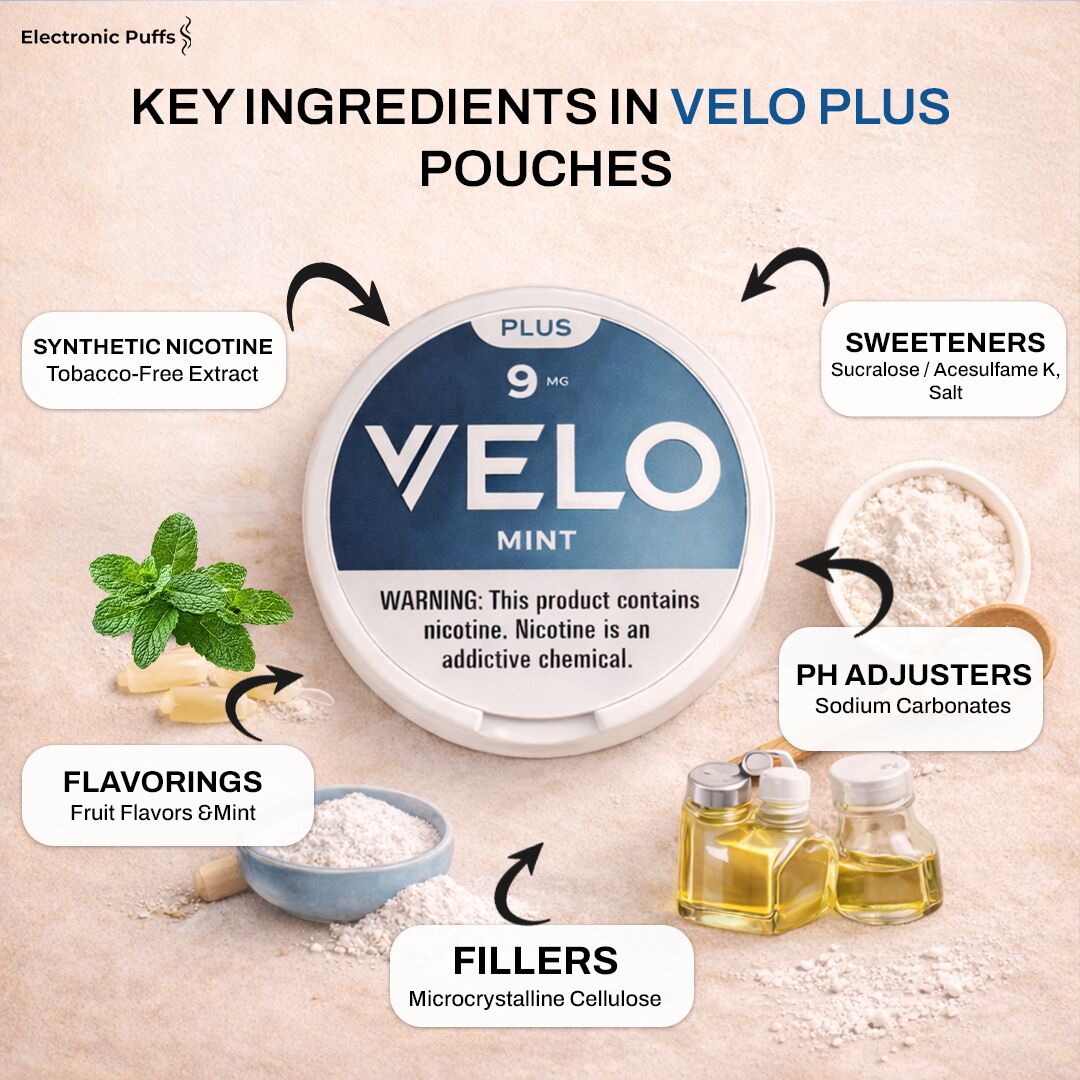Velo Plus Mint 9MG Nicotine Pouches