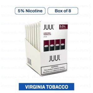Juul Virginia Tobacco Pods 5% - 4PK - Box of 8
