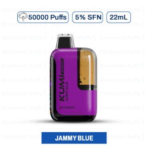 Kumi Scenic 50000 Puffs Jammy Blue Disposable Vape – 5PK