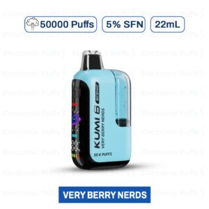 Kumi Scenic 50000 Puffs Very Berry Nerds Disposable Vape – 5PK