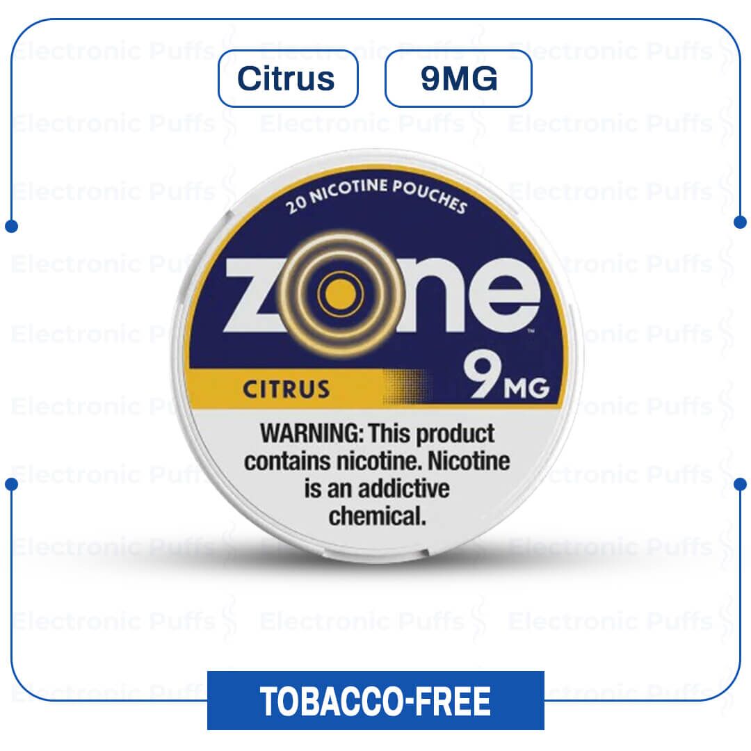 zone Citrus 9mg 5 rolls