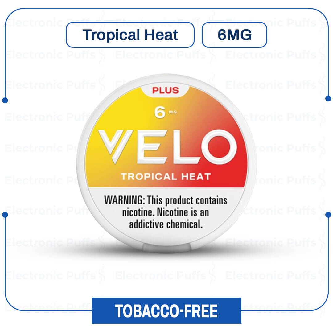 Velo Plus 6mg Tropical Heat - 5 Can Roll