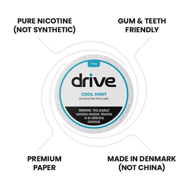 Drive Cool Mint Nicotine Pouches