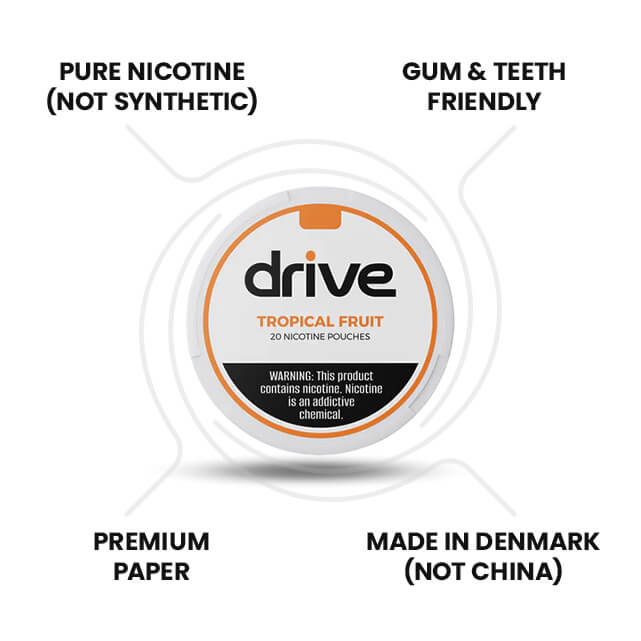Drive Nicotine Pouches Tropical Fruit