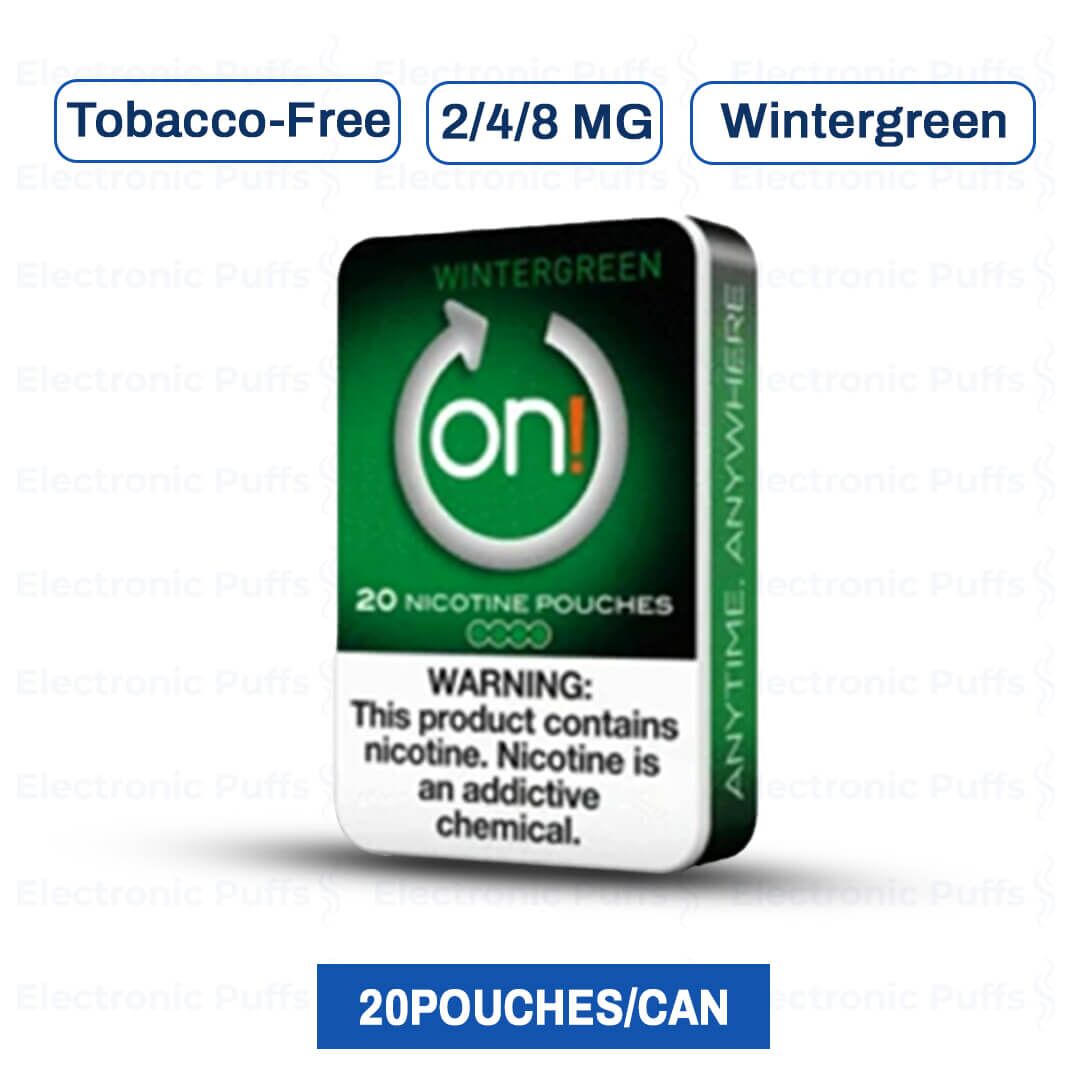 On! Wintergreen Mini Dry Nicotine Pouches