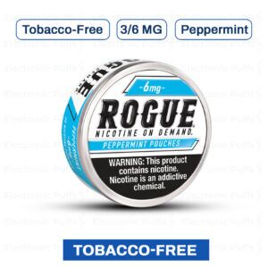 Rogue Peppermint Nicotine Pouches – 5 Can Roll