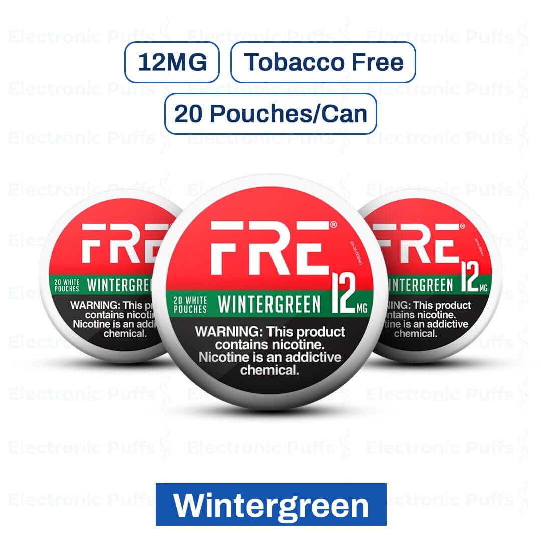 FRE Wintergreen 12MG Nicotine Pouches
