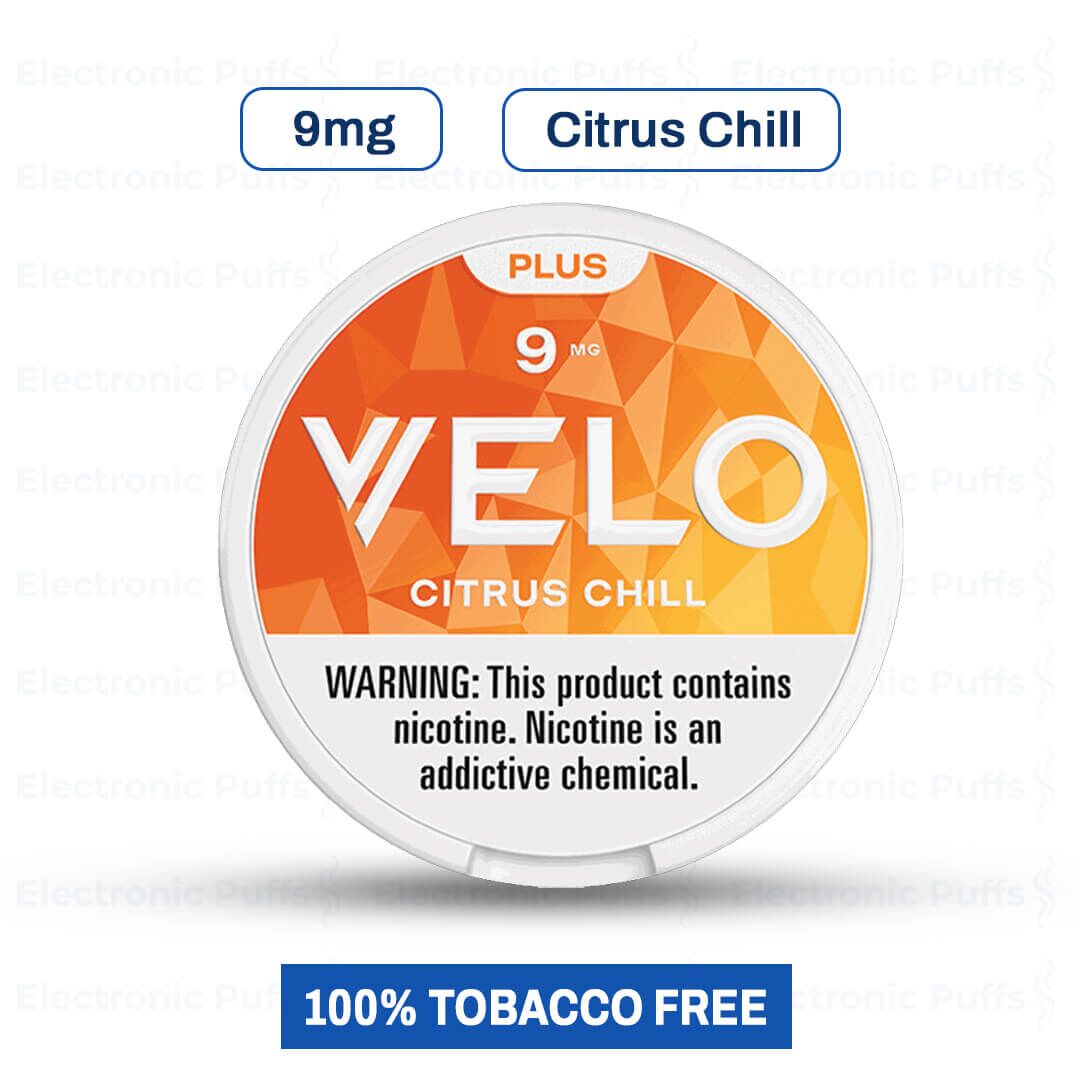 Velo Plus Citrus Chill 9MG Nicotine Pouches