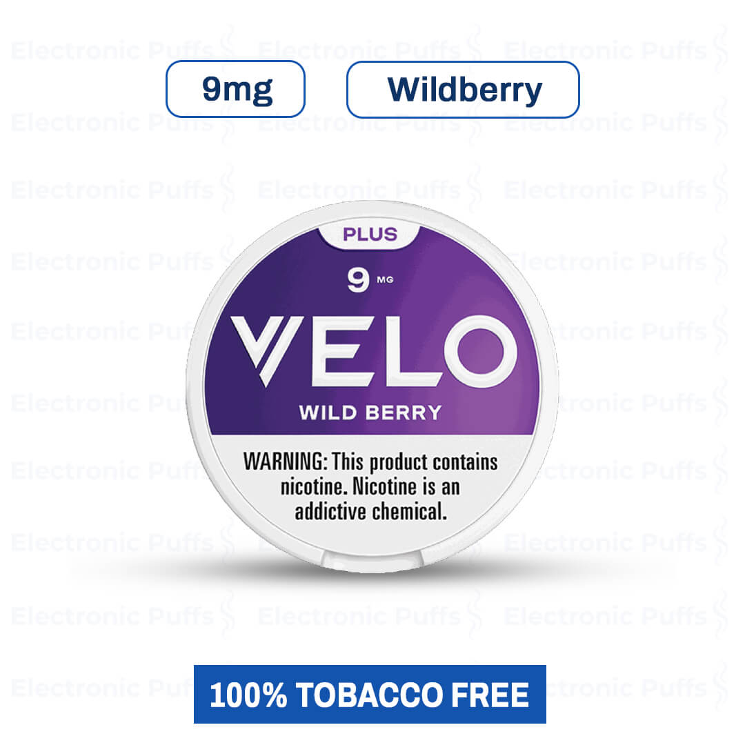 Velo Plus Wildberry 9MG Nicotine Pouches
