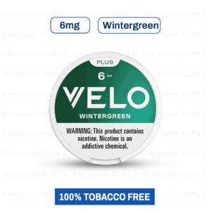 Velo Plus Wintergreen 6MG Nicotine Pouches – 5 Can Roll