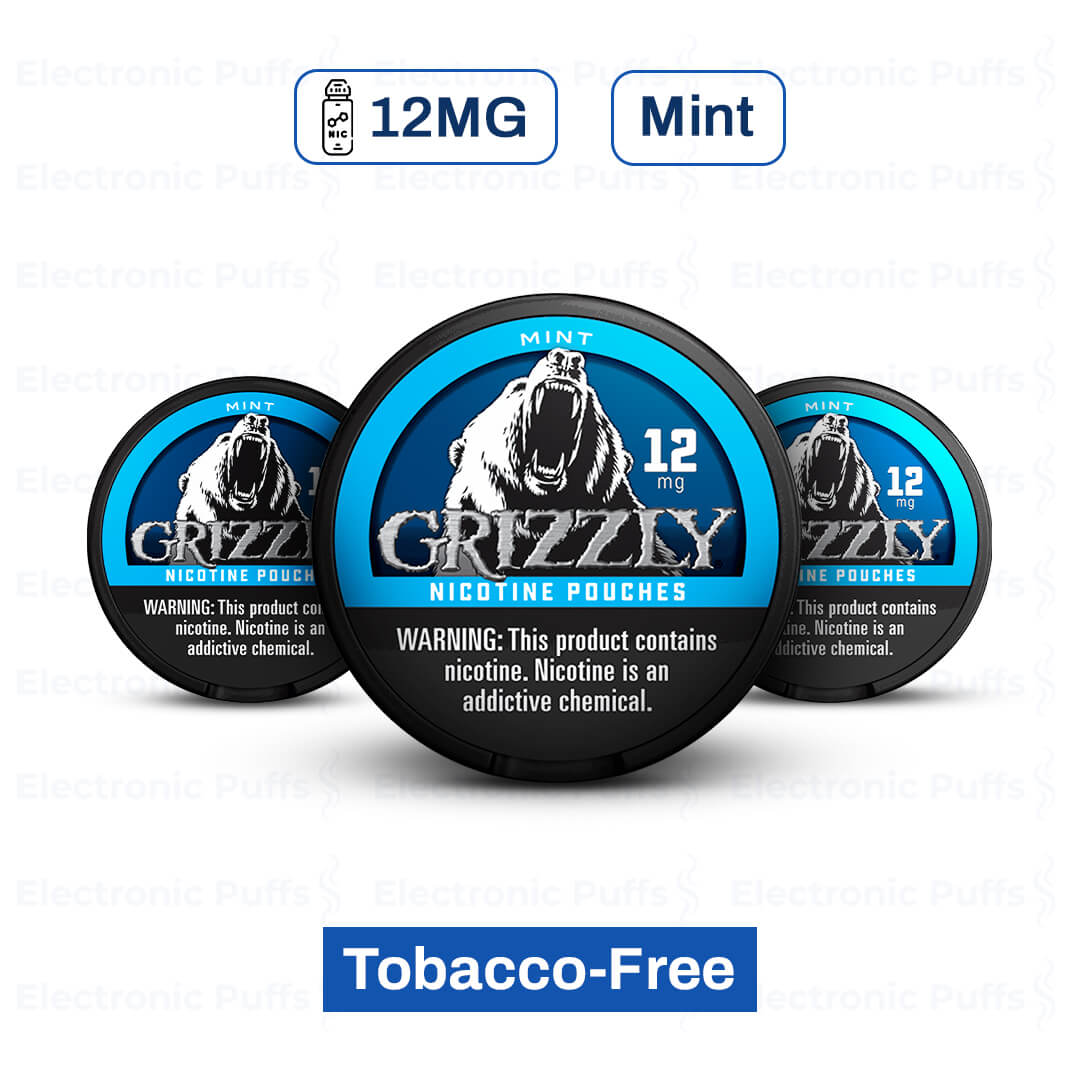 Grizzly Mint 12MG Nicotine Pouches