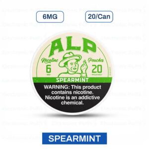 ALP Spearmint 6MG Nicotine Pouches – 5 Can Roll