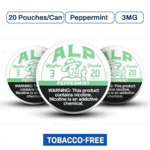 ALP Peppermint 3MG Nicotine Pouches - 5 Can Roll