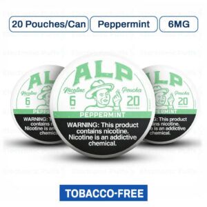ALP Peppermint 6MG Nicotine Pouches – 5 Can Roll