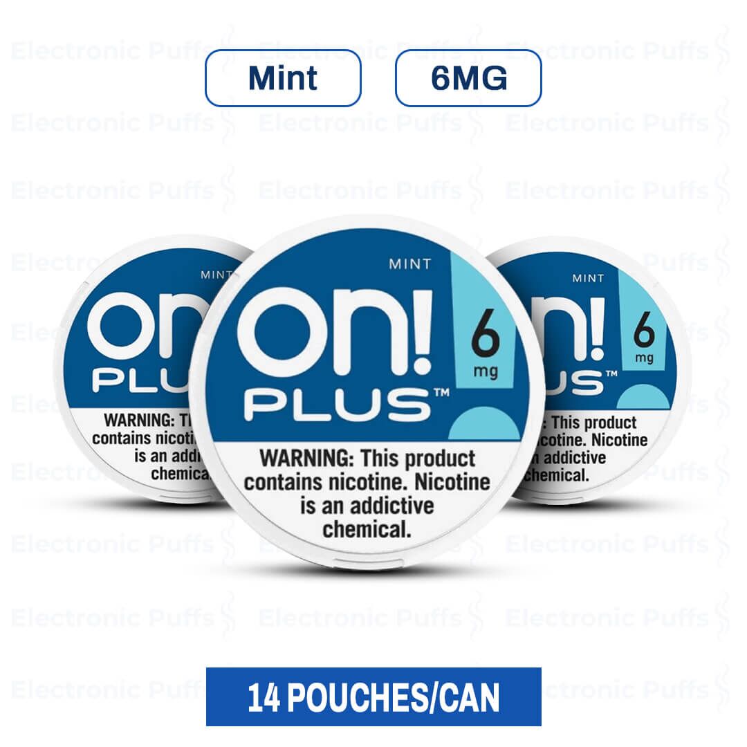 ON! Plus Mint 6MG Nicotine Pouches