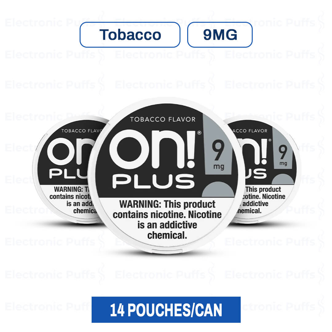 ON! Plus Tobacco 9MG Nicotine Pouches
