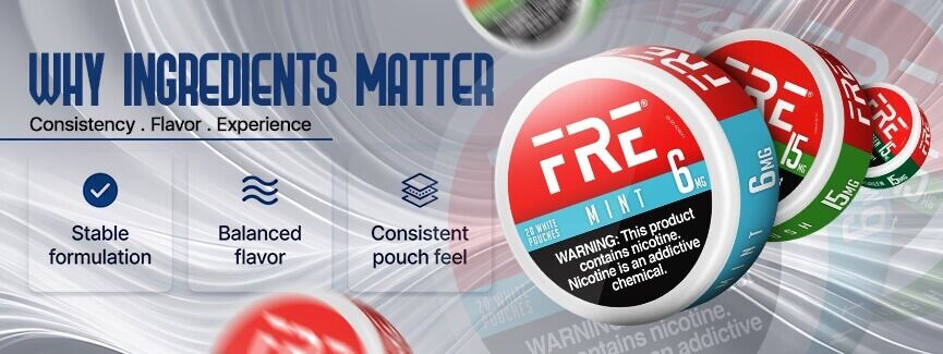 Why Ingrediend matters in FRE pouches