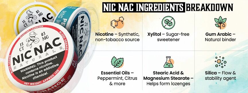 Nic Nac Ingredients