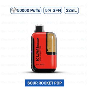 Kumi Scenic 50000 Puffs Sour Rocket Pop Disposable Vape – 5PK