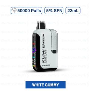 Kumi Scenic 50000 Puffs White Gummy Disposable Vape – 5PK