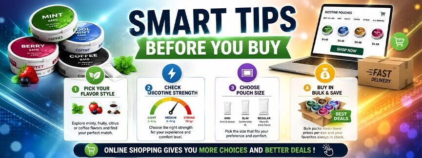 How to Buy Nicotine Pouches Online : Smart Tips
