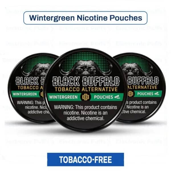Black Buffalo Wintergreen Nicotine Pouches