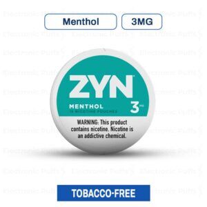 ZYN Menthol 3MG - 5 Can Roll