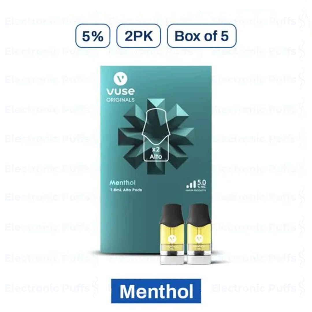 Vuse Alto Menthol Pods 5.0% - 2PK - Box of 5